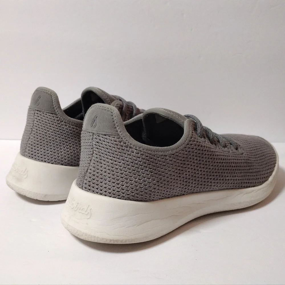 Allbirds Men's Tree Runners Knit Lace-Up Everyday Comfort Casual Sneakers Grey
